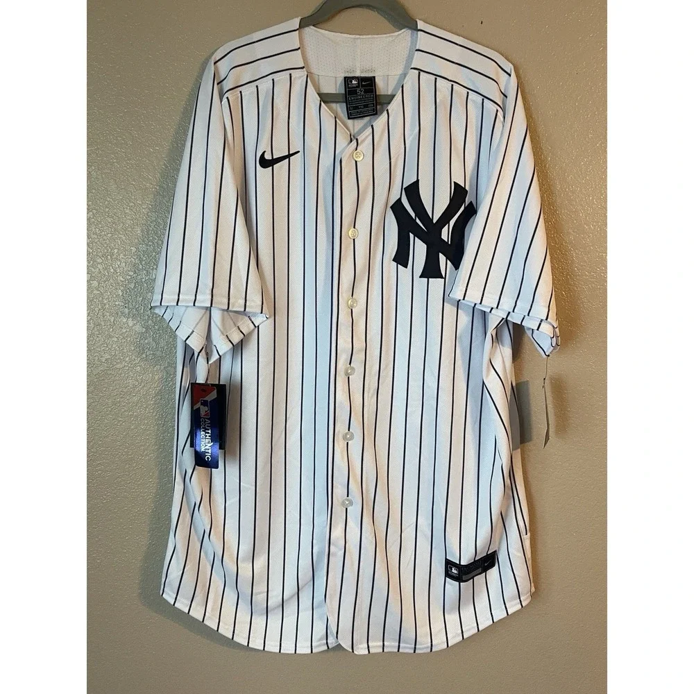 Men's 52 NWT New York Yankees Aaron Judge #99 Nike Authentic Jersey White